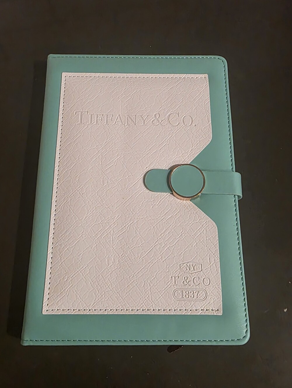 White and  Blue Notebook